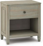 SIMPLIHOME Hunter 20" Wide Solid Mango Nightstand in Refined Natural
