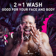 Old Spice Raptorstrike with Dark Berry / 33.4 Fl Oz (Pack of 1) / Red Body Washes