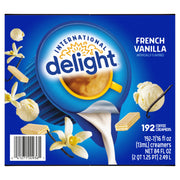 International Delight French Vanilla / 192 Count (Pack of 2) / coffee Dairy, Eggs & Plant-Based Alternatives