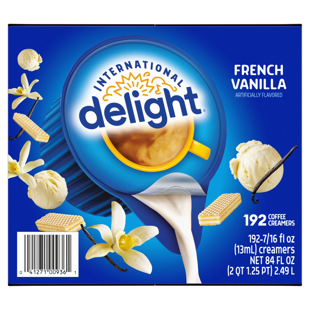 International Delight French Vanilla / 192 Count (Pack of 2) / coffee Dairy, Eggs & Plant-Based Alternatives