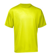 Men's Performance Short-Sleeve Core Tee by Red Kap – Polycotton, Yellow Lime, Model SK4SYL SS XL
