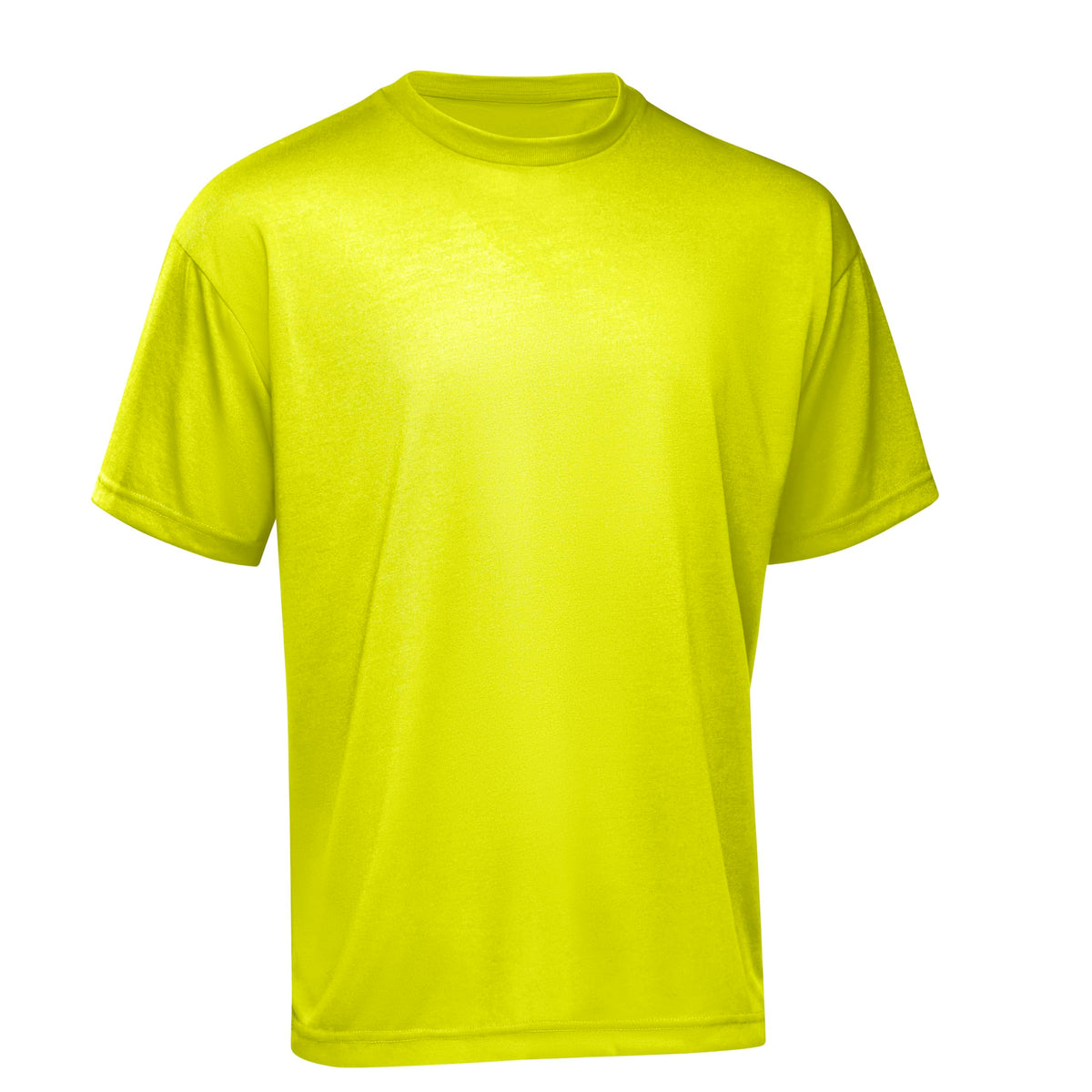 Men's Performance Short-Sleeve Core Tee by Red Kap – Polycotton, Yellow Lime, Model SK4SYL SS XL