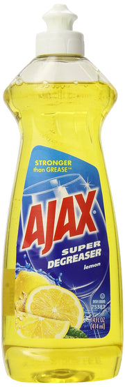 Super Degreaser Dish Liquid by Ajax – 14 Fl Oz (Pack of 1), Plastic, Yellow, Model 44630