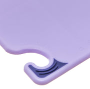 Allergen Saf-T-Grip Cutting Board With Molded-In Ruler by San Jamar – 6"L x 9"W, Proprietary Blend, Purple, Model CBG6938PR