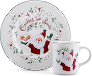 Pfaltzgraff Winterberry "Cookies And Milk For Santa" Set