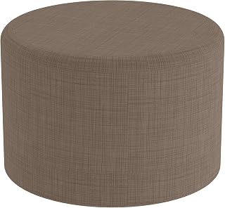Learniture Structured Cylinder 12" Stool -Flexible Modular Collaborative Soft Seating for Office, Home, Lounge and School Classrooms with Durable Frame