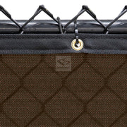 Privacy Screen Cover by FenceScreen – Knitted Polyethylene, Chocolate Brown, Model 200 Series