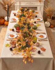 Lvydec Maple Leaf Garland, 13 Feet Total, Orange