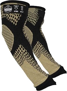 Ergodyne Unisex Proflex 7951 Cut-resistant Protective Arm Sleeves - Ansi/Isea 105-2016 A5, En 388: 2x4xf, Heat Resistant