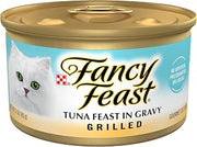 Purina Fancy Feast Grilled Tuna Feast Wet Cat Food in Gravy (24) 3oz Cans