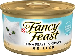 Purina Fancy Feast Grilled Tuna Feast Wet Cat Food in Gravy (24) 3oz Cans