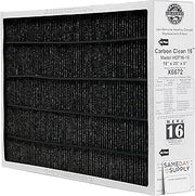 Lennox X6672 16x25x5 Healthy Climate Carbon-Clean MERV 16 Filter Bundle with Same Day Supply Filter Change Reminder Magnet (1-Pack)