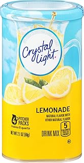Crystal Light Sugar-Free Lemonade Drink Mix (4 Pitcher Packets)