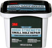 3M High Strength Small Hole Repair, 16 oz | Small Hole Repair Primer Enhanced Spackling Compound, Easy Repair For Nicks & Nail Holes, No Shrinking, Cracking or Sagging