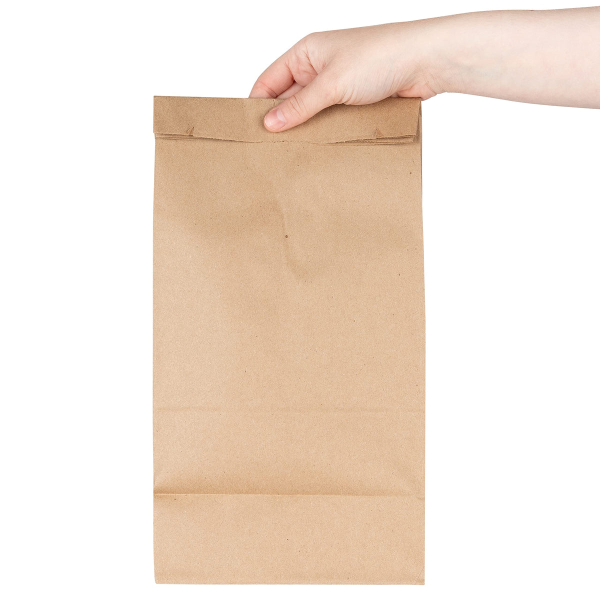 Stock Your Home 100 / 12 Lb / Kraft Brown Food Storage Bags