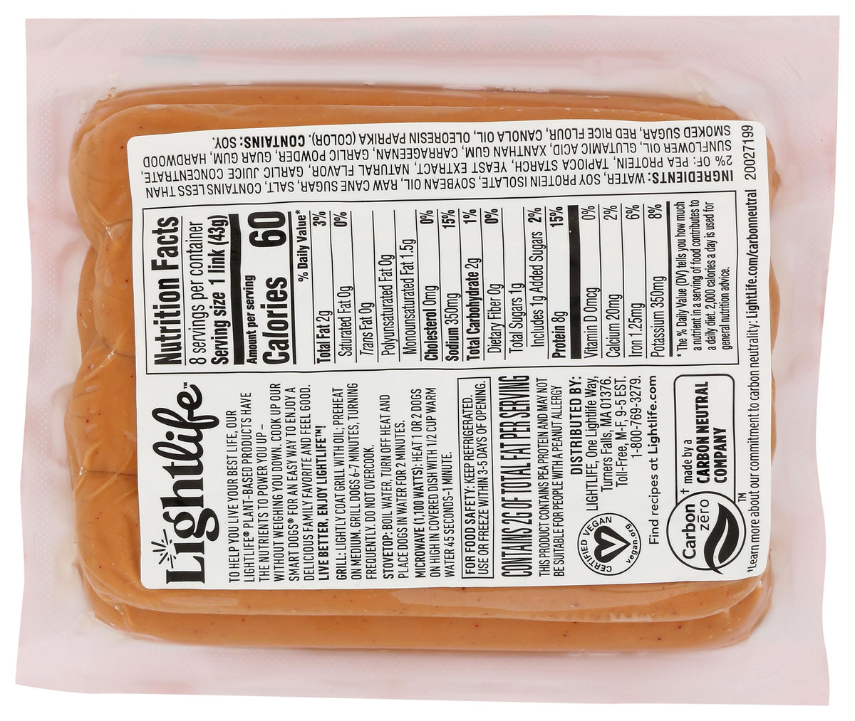 Foods Smart Dogs by Lightlife – 12 Ounce