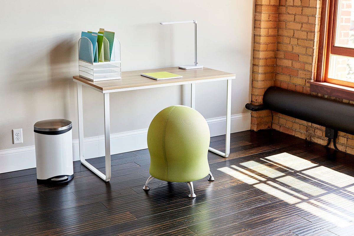 Zenergy Ball Chair by Safco – 23"H or 20"H, Alloy Steel, Grass Mesh, Model 4750GS