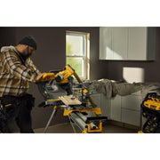 20V MAX XR 12 in. Double Bevel Sliding Miter Saw Kit () by DEWALT – Blend, Black, Yellow, Model DCS785WW1