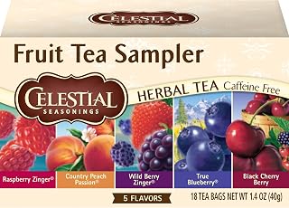 Celestial Seasonings Fruit Tea Sampler, 18 Count (Pack of 2)