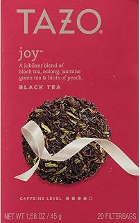 TAZO Joy Seasonal Flavor Black Tea, 20 Filter Bags (1.58 Oz.)