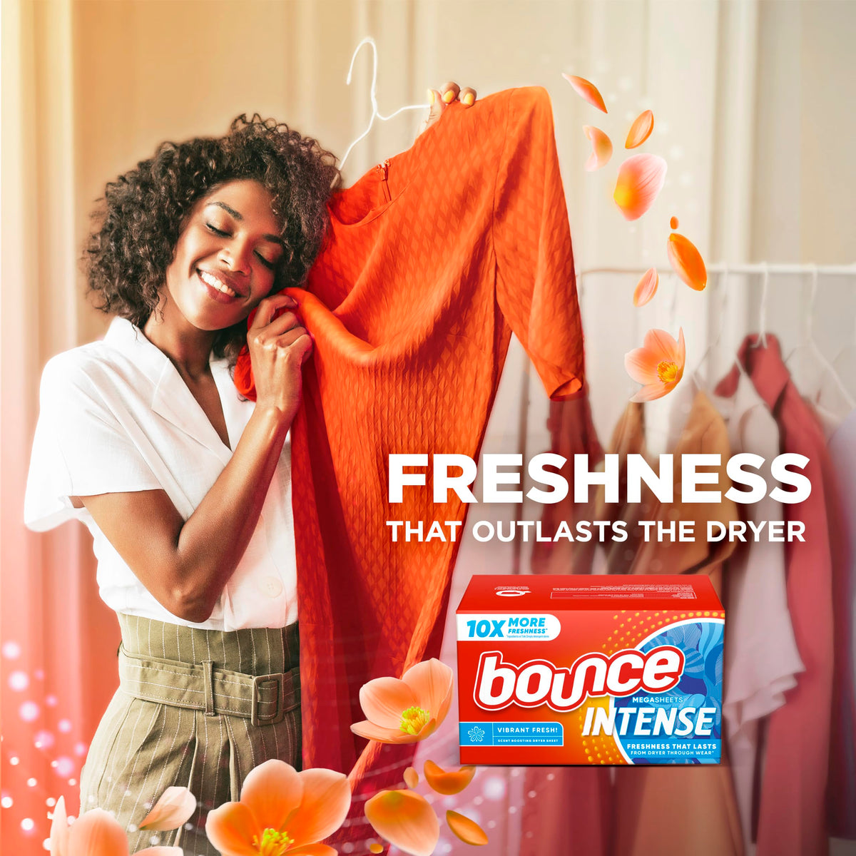 Intense Dryer Sheets by Bounce – 60 Count (Pack of 1), Model P_15834