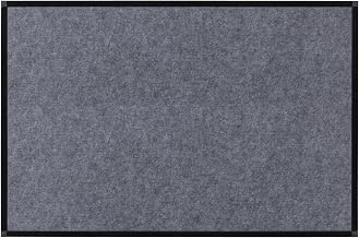 MasterVision New Generation A9 Bulletin Board, 36" x 24" Gray Felt Board, Wall Mounted Push Pin Board for Home Office Décor, Black Frame