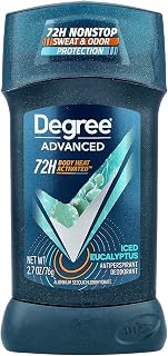 Degree Advanced, 72H Body Heat Activated™, Antiperspirant Deodorant, Iced Eucalyptus, 2.7 oz (76 g)