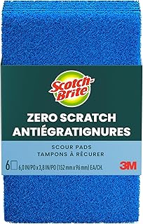 Scotch-Brite Zero Scratch Scouring Pad, 30 Pack