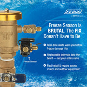 765 Bronze Pressure Vacuum Breaker Backflow Preventer 2" Inlet by Febco – 2 Inch, Bronze, Model T765HBV