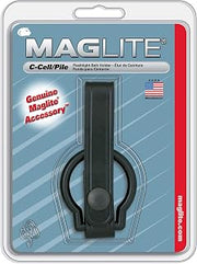 ASXC046Maglite Black Plain Leather Belt Holder for C-Cell Flashlight