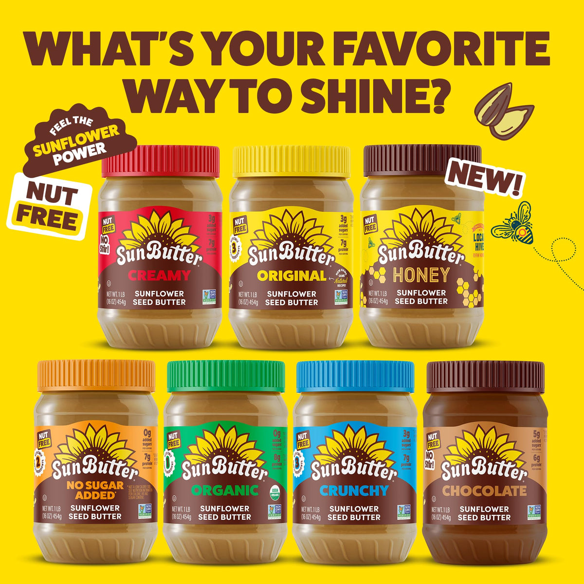 SunButter Creamy Regular / 16 Ounce (Pack of 6) / 6 Butter