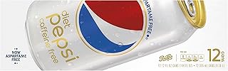 Pepsi Caffeine Free Diet Cans, 12 Count, 12 fl oz Cans