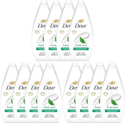 Dove Body Wash, Fresh Care, Value-Size 12-Pack – Soothing Moisturizing Cleanser for Soft Skin, 25.36 Oz Ea