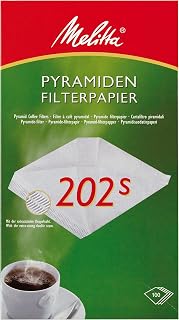 Melitta filter paper 202 S Pyramid – White (Pack of 100)