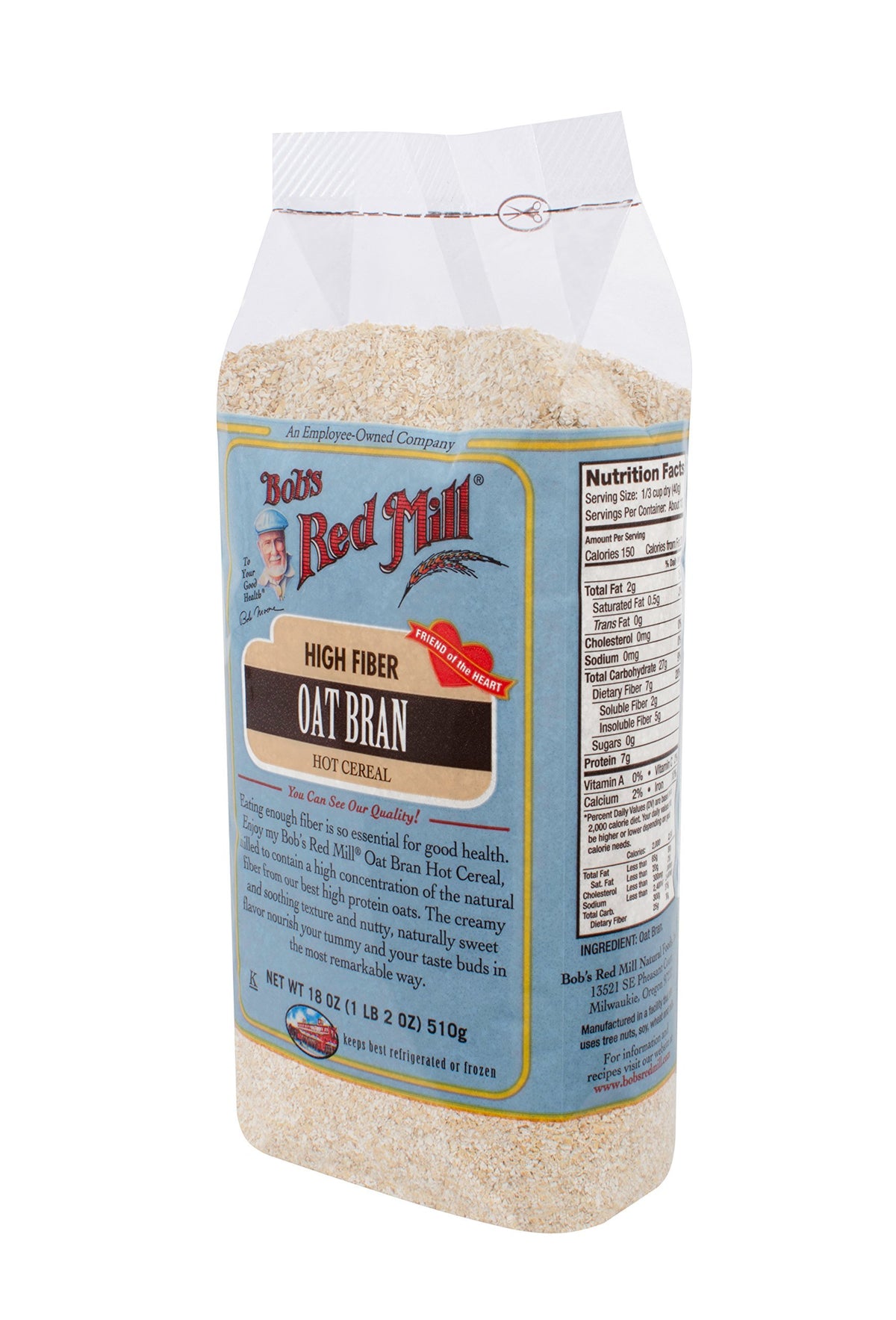 Oat Bran Cereal by Bob's Red Mill – 18 Ounce (Pack of 1), Model dinirao