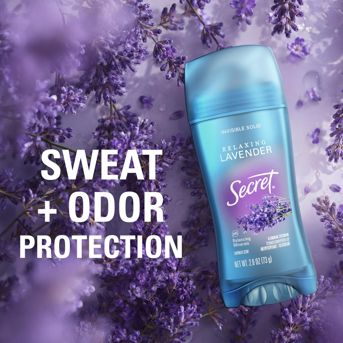 Secret Lavender / 2.6 Ounce (Pack of 3) / 3 Antiperspirant Deodorant