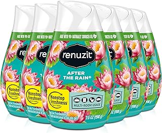 Renuzit Adjustable Air Freshener Gel, After the Rain, 7 Ounces (6 Count)