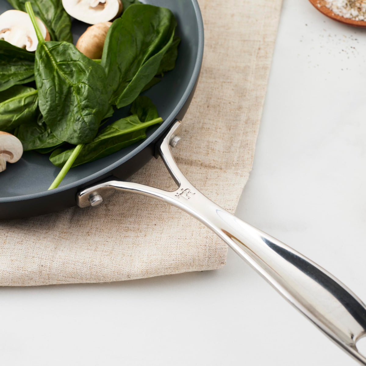 Release 10-inch Aluminum Ceramic Nonstick Fry Pan by HENCKELS – 10-inch, Aluminum, Black, Model 1031144