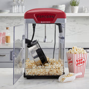 Theater Crazy Popcorn Machine by West Bend – 4-Qt., 4.0 liters, Polycarbonate (PC), Red, Model PCWBTCRD13
