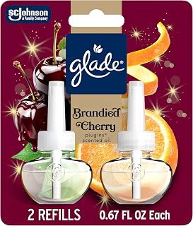 Glade PlugIns Scented Oil Refill 2 Count, Brandied Cherry