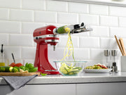 KitchenAid 1" (Pack of 2) / Spiralizer - 7 Blades / Polished Aluminum Mixer Parts & Accessories