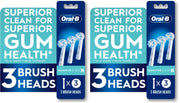 Oral-B Gum Care / 3 Count (Pack of 2) / White Toothbrush Replacement Heads