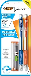 BIC Velocity Mechanical Pencils, 2-Count Pack, Medium Point, 0.7mm