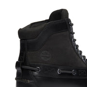 Men's Britton Road MID LACE UP BOOT by Timberland – 8.5, Leather, Black Full Grain