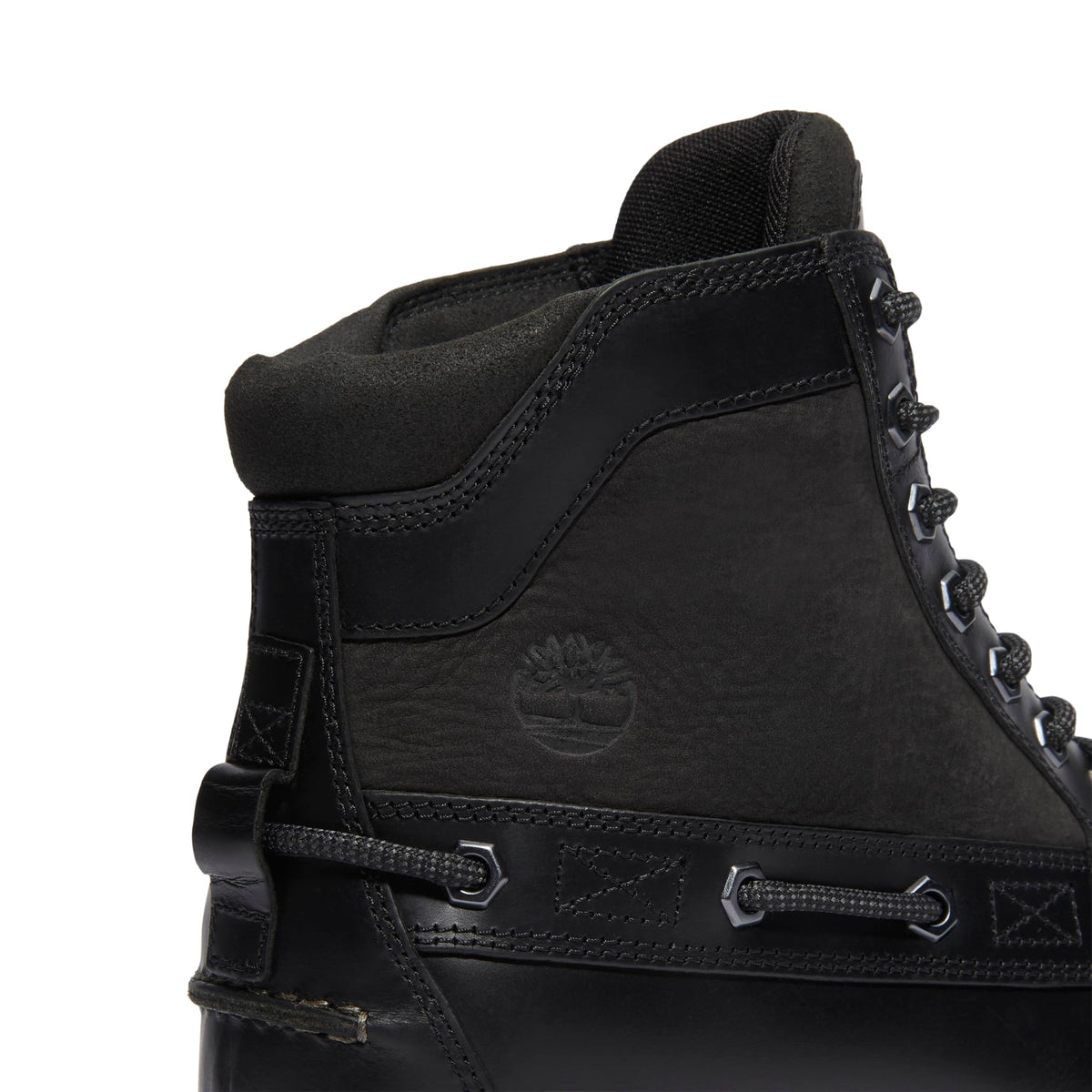 Men's Britton Road MID LACE UP BOOT by Timberland – 8.5, Leather, Black Full Grain