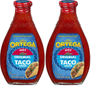 Ortega Original Hot / 16 Ounce (Pack of 2) / Hot Taco Sauce