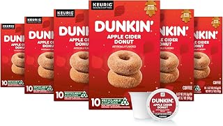 Dunkin' Dunkin’ Apple Cider Donut Artificially Flavored Coffee, 60 K-Cup Pods