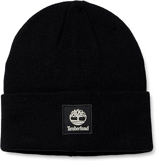 Timberland Men's Cuffed Beanie with Tonal Patch