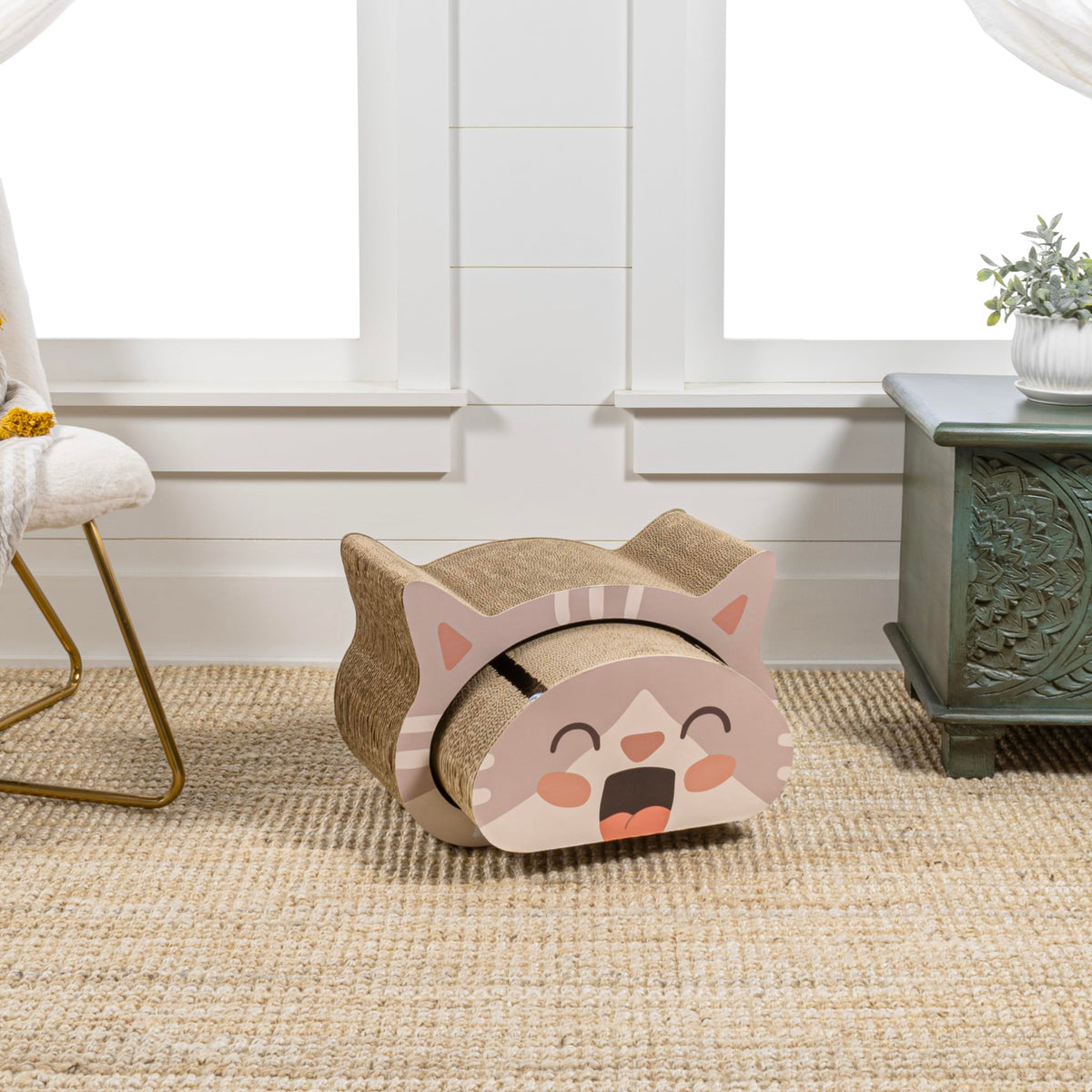 THE LICKER STORE Muted Pink/Cream / 19" / Modern Scratching Pads