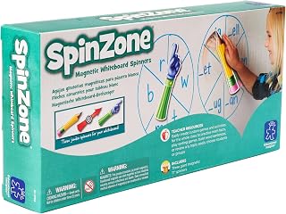 Educational Insights SpinZone Magnetic Whiteboard Spinners - Game Spinners for Classroom, DIY Game Wheel, Classroom Accessories for Dry Erase Board or Magnetic Spinner Wheel, Teacher Must-Haves